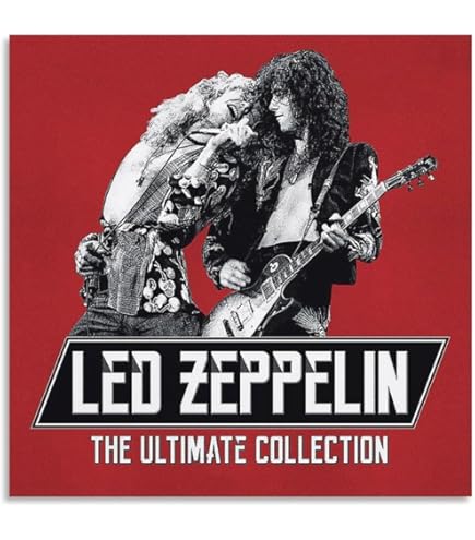 非売品　レッドツェッペリン　 LED ZEPPLIN パネルポスター レッド・ツェッペリン Led Zeppelin ポスター アメリカ雑貨☆レトロ調